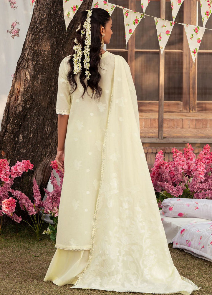 Cross Stitch Embroidered Lawn Suits Unstitched 3 Piece CS24EL D-07 Dairty Dove - Eid Collection