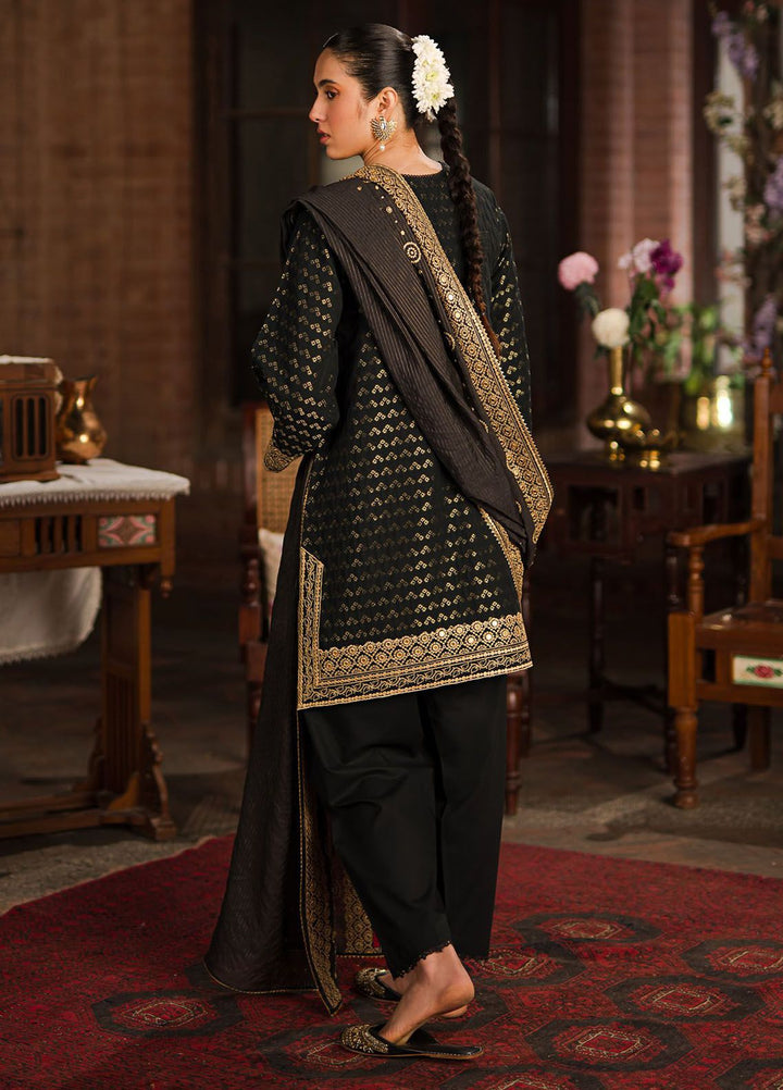 Cross Stitch Embroidered Lawn Suits Unstitched 3 Piece CS24EL D-14 Auric Gild - Eid Collection