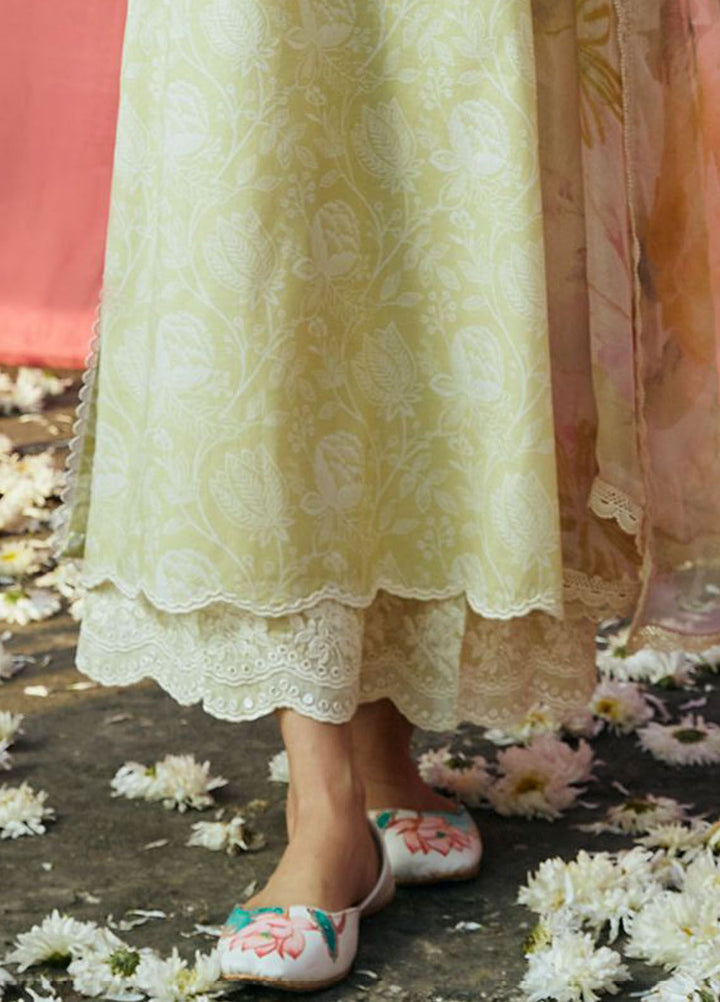 Cross Stitch Embroidered Lawn Suits Unstitched 3 Piece CS24PL D-21 Dusty Bloom - Summer Collection