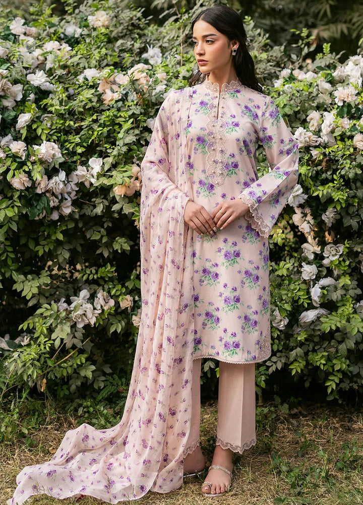 Cross Stitch Embroidered Lawn Suits Unstitched 3 Piece Rossy Afair - Summer Collection