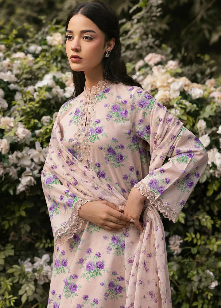Cross Stitch Embroidered Lawn Suits Unstitched 3 Piece Rossy Afair - Summer Collection
