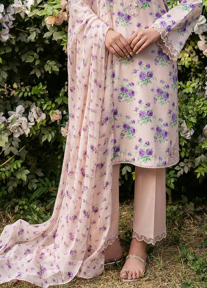 Cross Stitch Embroidered Lawn Suits Unstitched 3 Piece Rossy Afair - Summer Collection