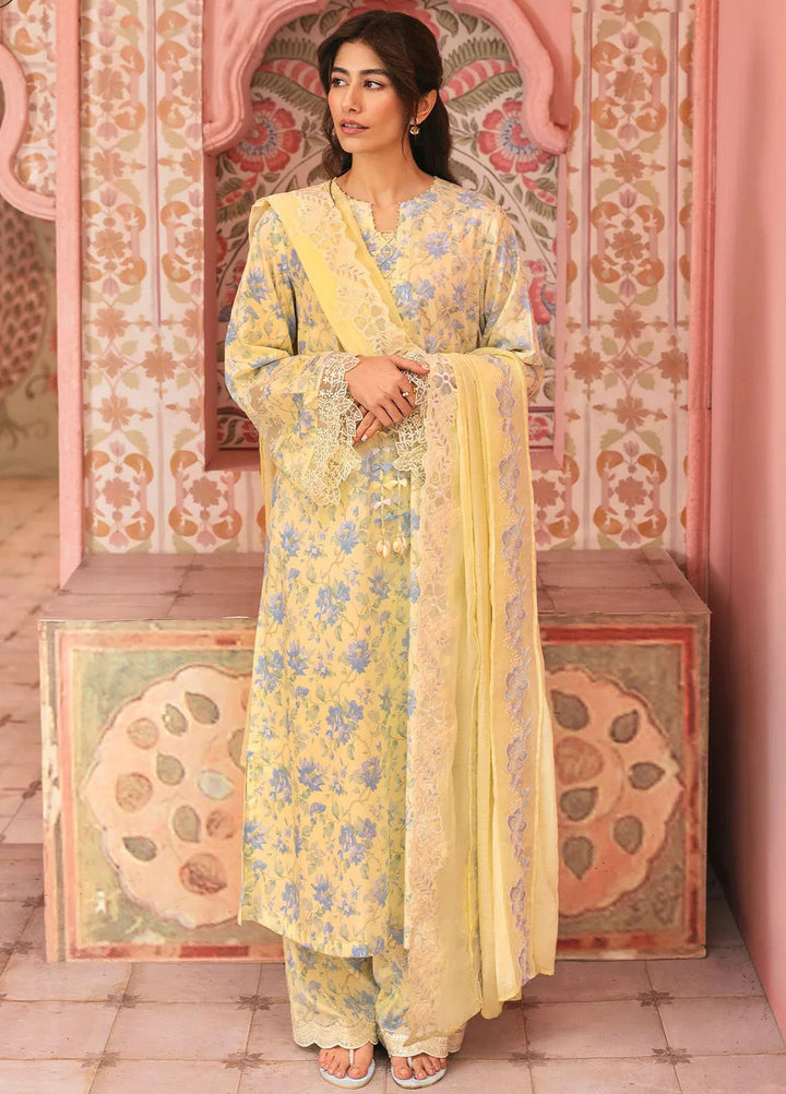 Cross Stitch Embroidered Lawn Suits Unstitched 3 Piece Sunshine Dream - Summer Collection