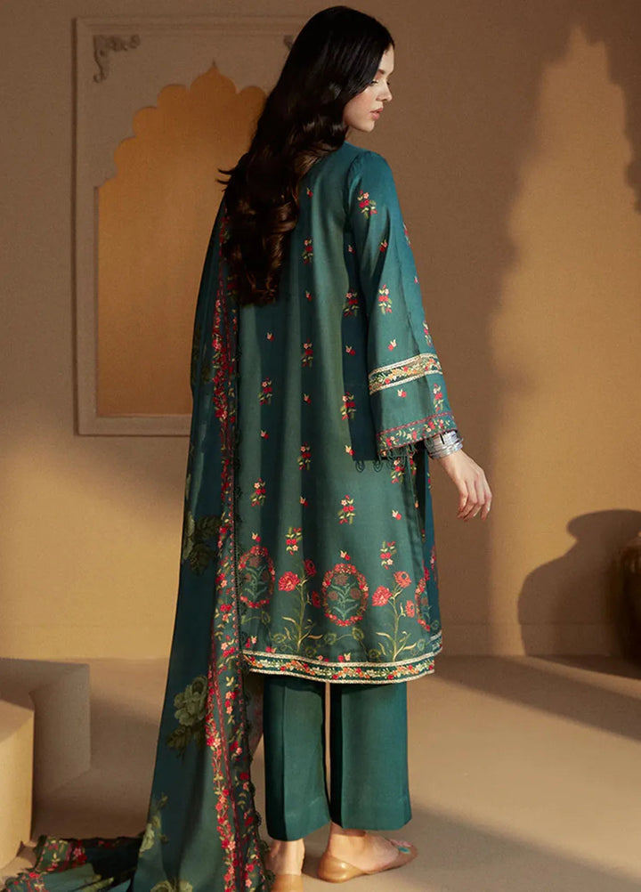 Cross Stitch Embroidered Marina Suits Unstitched 3 Piece CS24W Lush Aura - Winter Collection