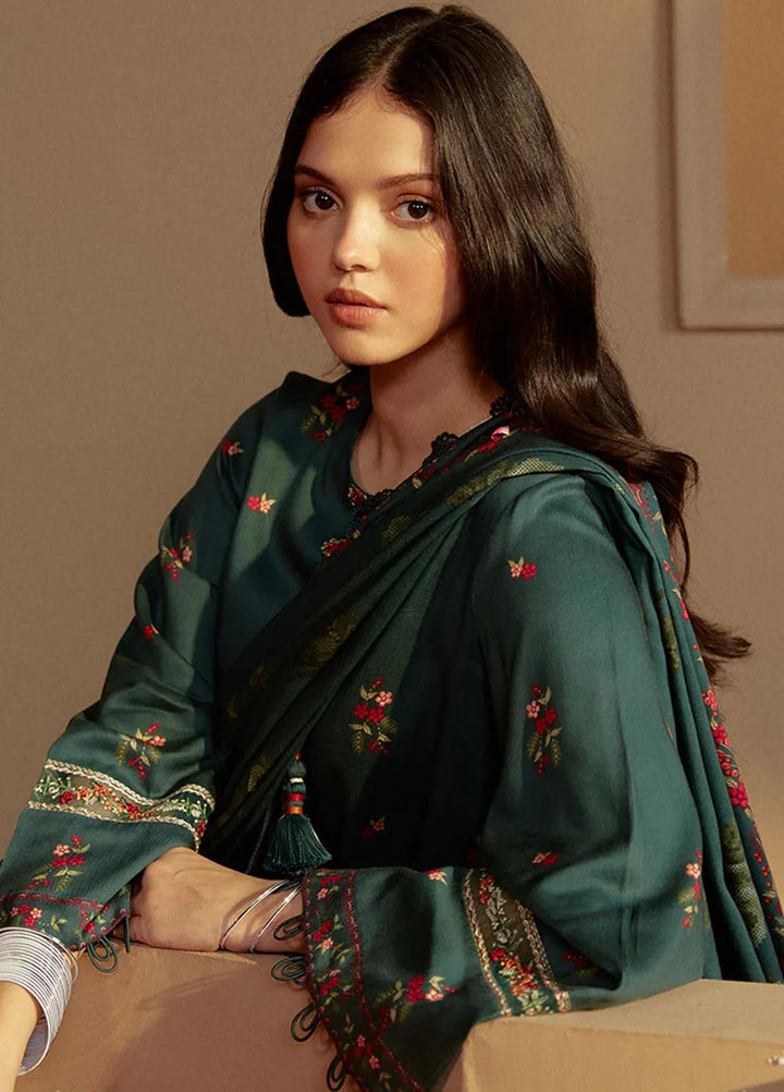 Cross Stitch Embroidered Marina Suits Unstitched 3 Piece CS24W Lush Aura - Winter Collection