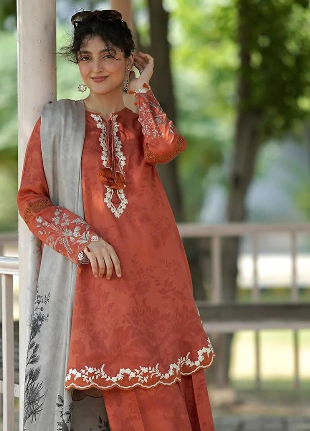 Cross Stitch Embroidered Marina Suits Unstitched 3 Piece CS24W Mangolian Tribe - Winter Collection
