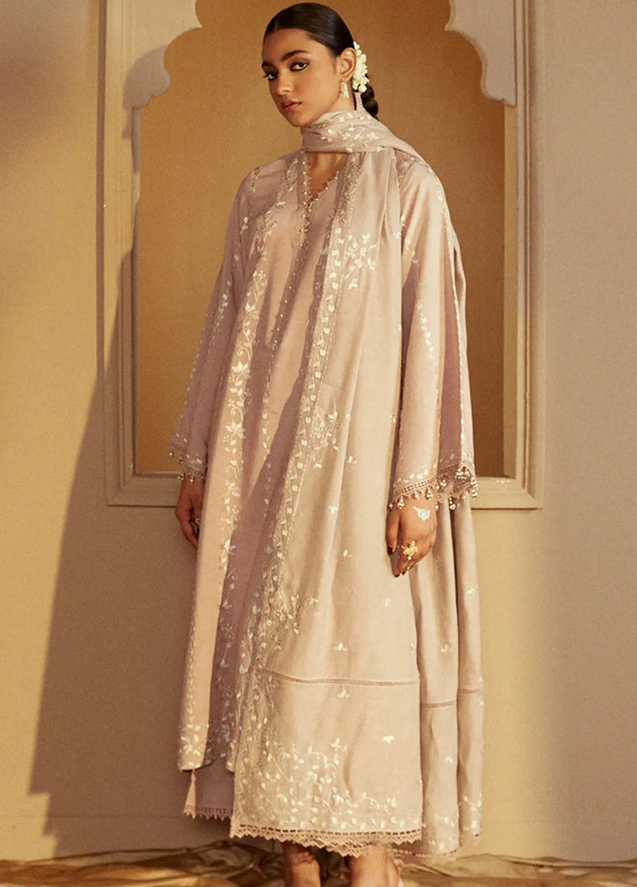 Cross Stitch Embroidered Marina Suits Unstitched 3 Piece CS24W Moonlight Muse - Winter Collection