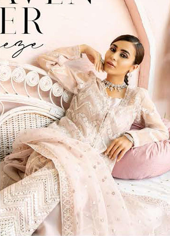 Luxe Atelier By Cross Stitch Embroidered Chiffon Suits Unstitched 3 Piece CS21LA 03 - Luxury Collection