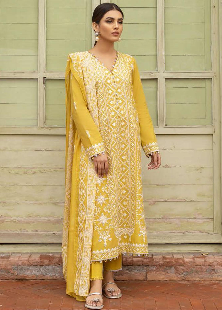 Mahiri By Cross Stitch Embroidered Lawn Suits Unstitched 3 Piece CS22M 01 Fauna Tapestry - Summer Collection