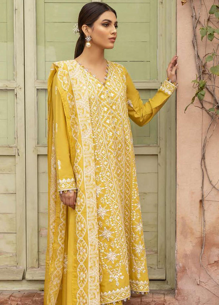 Mahiri By Cross Stitch Embroidered Lawn Suits Unstitched 3 Piece CS22M 01 Fauna Tapestry - Summer Collection