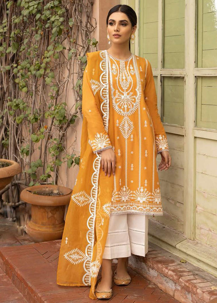 Mahiri By Cross Stitch Embroidered Lawn Suits Unstitched 3 Piece CS22M 06 Batik Aura - Summer Collection