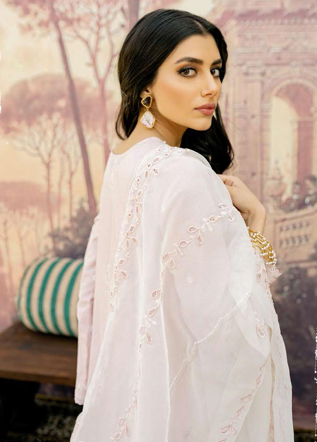 Mahiri By Cross Stitch Embroidered Lawn Suits Unstitched 3 Piece CS22-M2 01 Whimsy Gust - Summer Collection