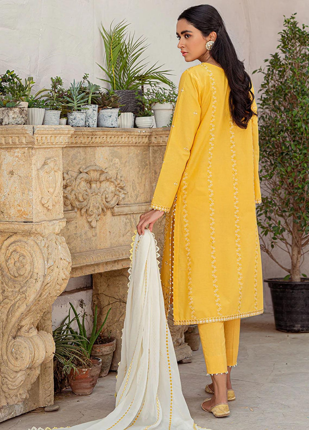 Mahiri By Cross Stitch Embroidered Lawn Suits Unstitched 3 Piece CS22-M3 05 SUMMER SERENADE - Summer Collection