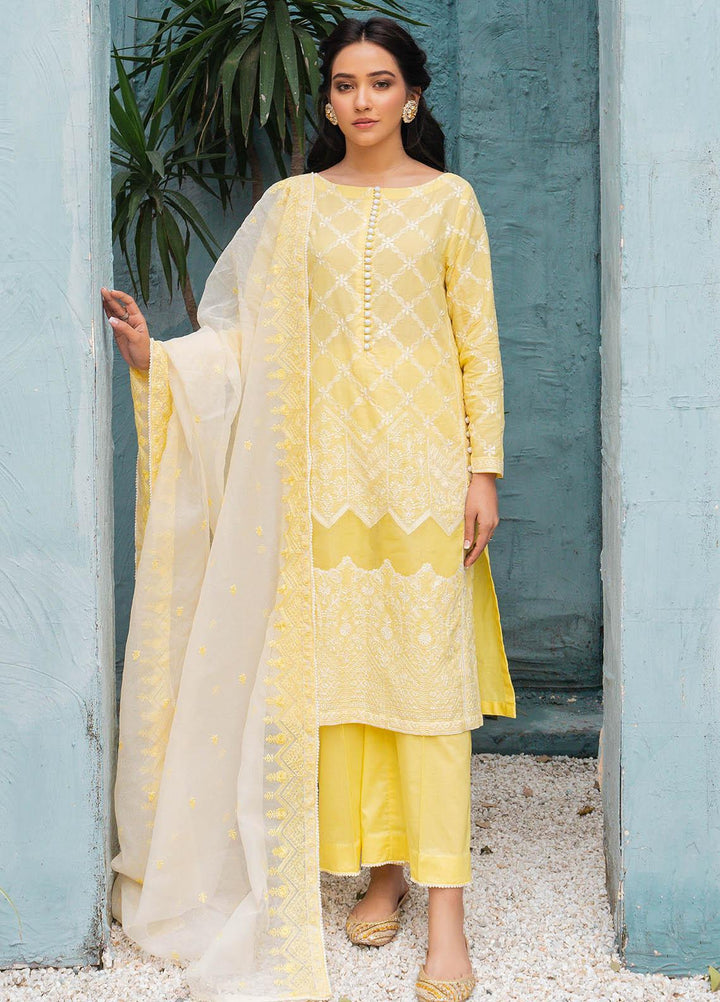 Mahiri By Cross Stitch Embroidered Lawn Suits Unstitched 3 Piece CS21M 03 Glimmering Sunrise - Summer Collection