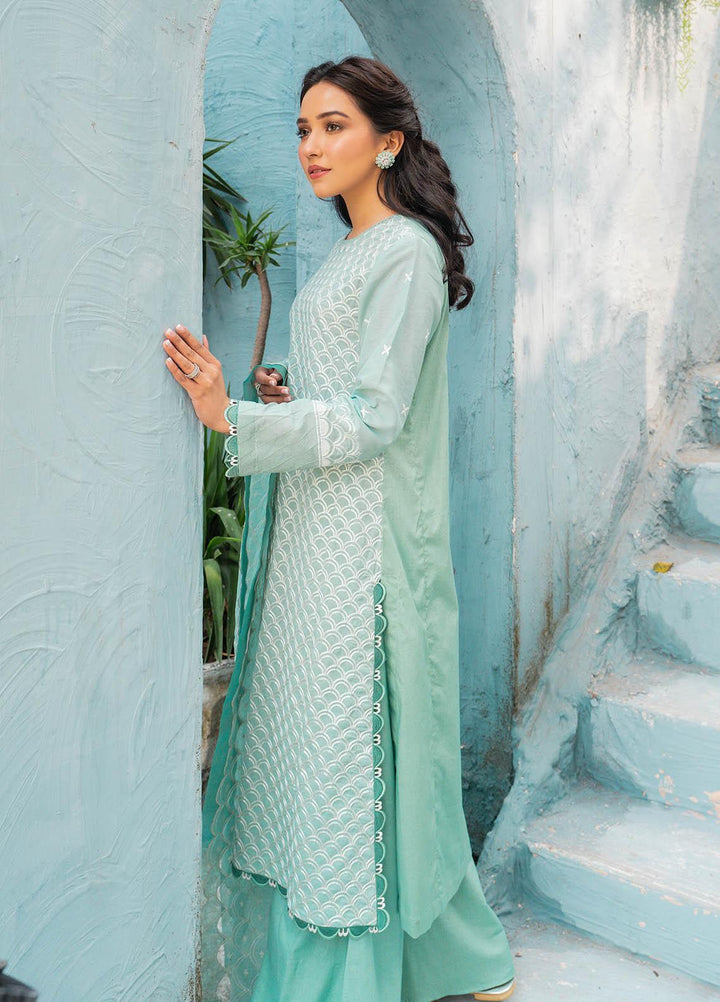 Mahiri By Cross Stitch Embroidered Lawn Suits Unstitched 3 Piece CS21M 04 Icy Gloire - Summer Collection