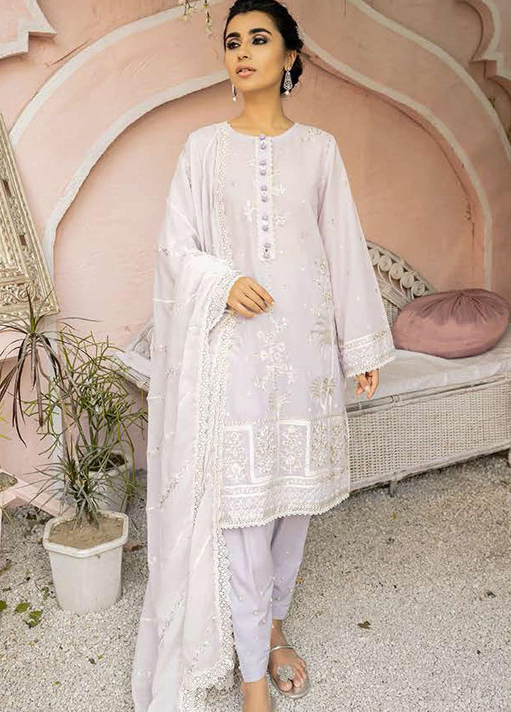Mahiri By Cross Stitch Embroidered Lawn Suits Unstitched 3 Piece CS21-M2 05 Burnished Light - Summer Collection