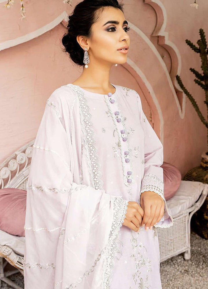 Mahiri By Cross Stitch Embroidered Lawn Suits Unstitched 3 Piece CS21-M2 05 Burnished Light - Summer Collection
