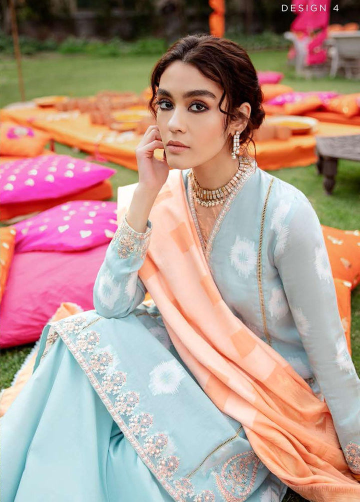 Mehrbano By Cross Stitch Embroidered Lawn Suits Unstitched 3 Piece CS22ME 04 MEHV-EJAHAAN - Premium Collection