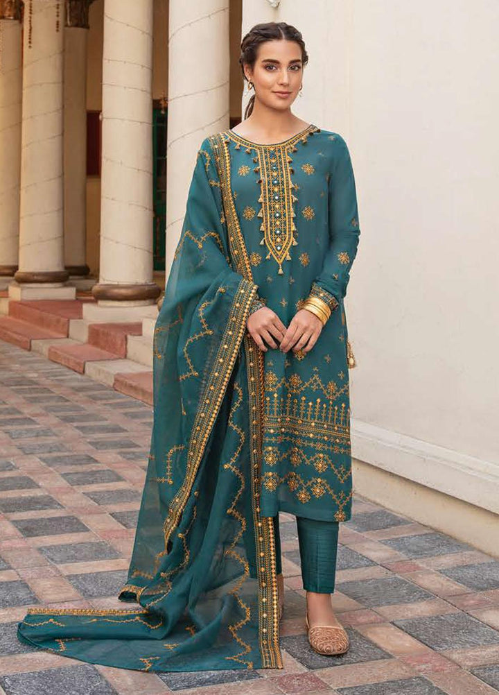 Mehrbano By Cross Stitch Embroidered Lawn Suits Unstitched 3 Piece CS22ML BALSAM VISTA - Premium Collection