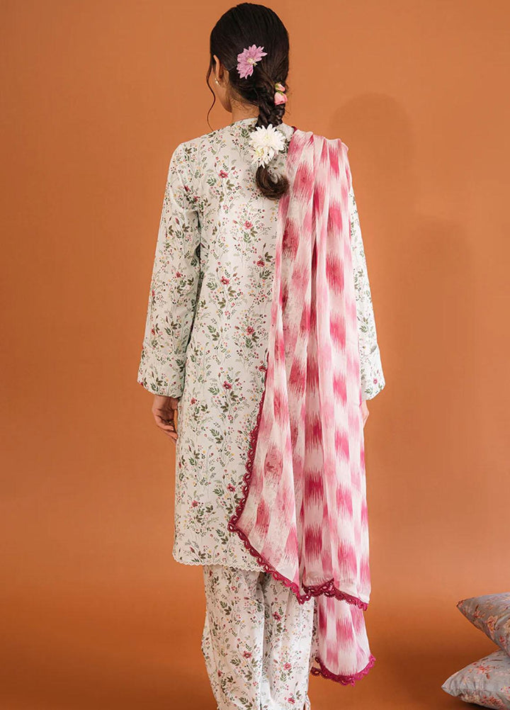 Cross Stitch Printed Lawn Suits Unstitched 3 Piece CS23PP D-09 Subtle Allure - Summer Collection