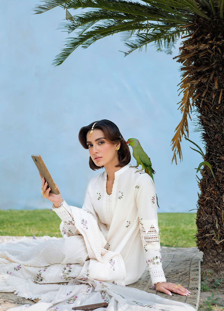 Cross Stitch Print N Embroidery Lawn Suits Unstitched 3 Piece CS25EL Petal Paradise - Summer Collection
