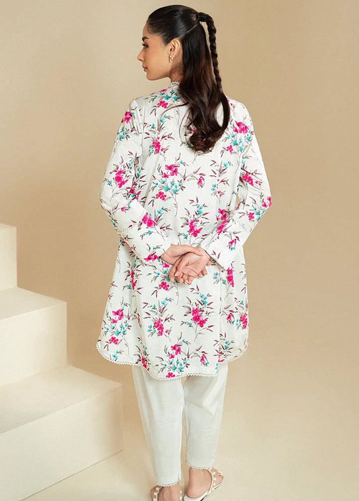 Cross Stitch Printed Lawn Suits Unstitched 2 Piece CS24DL D-16 Foggy Dew - Summer Collection