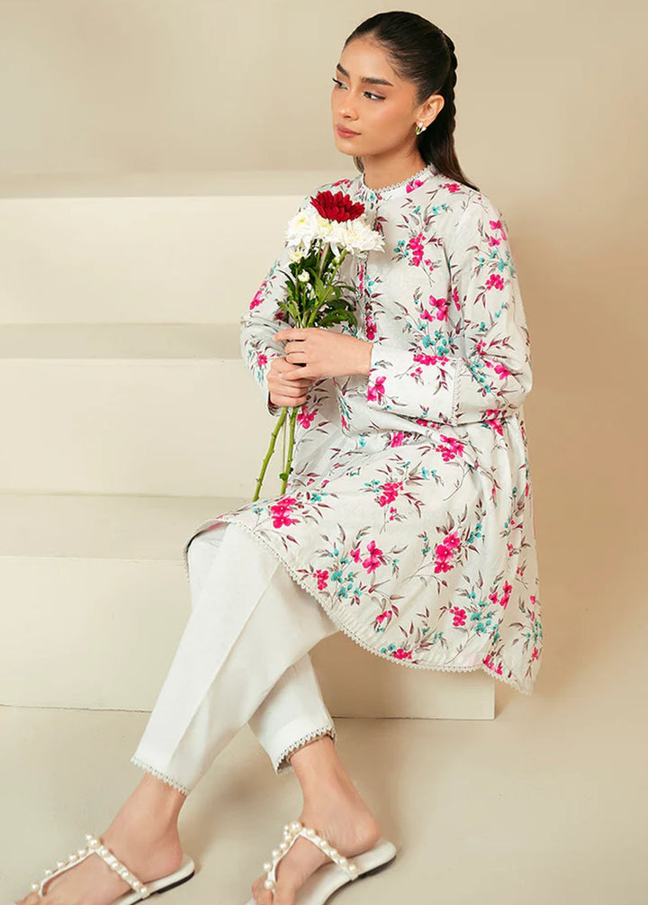 Cross Stitch Printed Lawn Suits Unstitched 2 Piece CS24DL D-16 Foggy Dew - Summer Collection