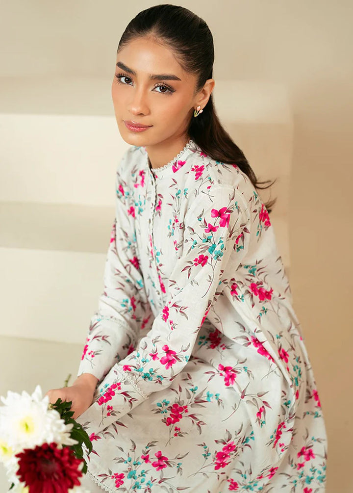 Cross Stitch Printed Lawn Suits Unstitched 2 Piece CS24DL D-16 Foggy Dew - Summer Collection