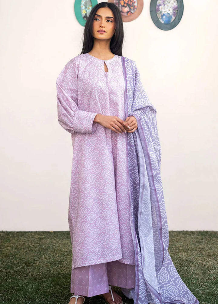 Cross Stitch Printed Lawn Suits Unstitched 3 Piece CS25DL Acme Florate - Summer Collection