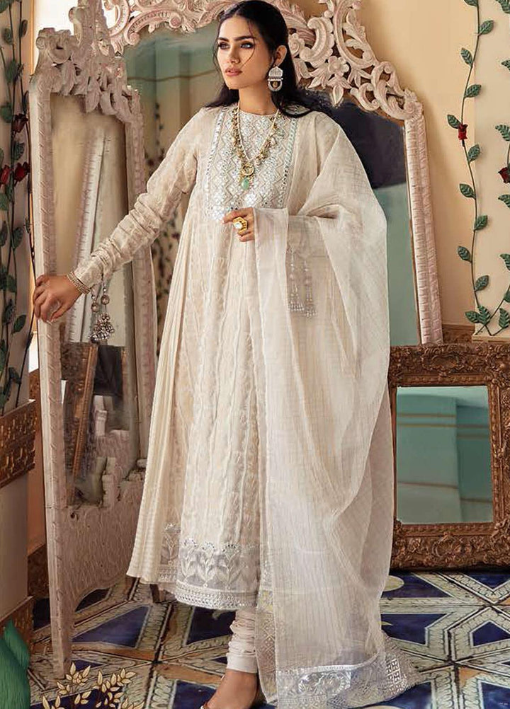 Cross Stitch Embroidered Lawn Suits Unstitched 3 Piece CS21SU 15-RANG E NAHAL - Luxury Collection