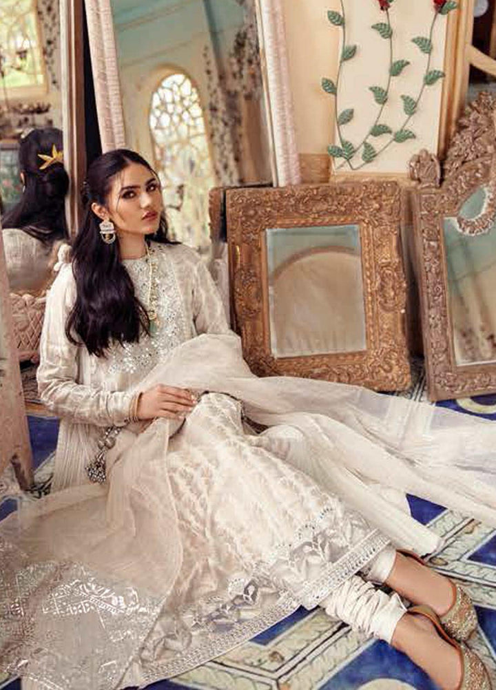 Cross Stitch Embroidered Lawn Suits Unstitched 3 Piece CS21SU 15-RANG E NAHAL - Luxury Collection