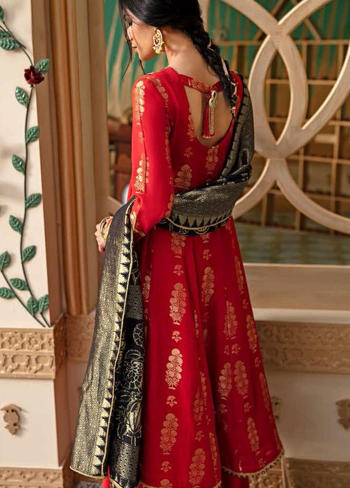 Cross Stitch Embroidered Lawn Suits Unstitched 3 Piece CS21SU 16-SHAB E MUSHK - Luxury Collection