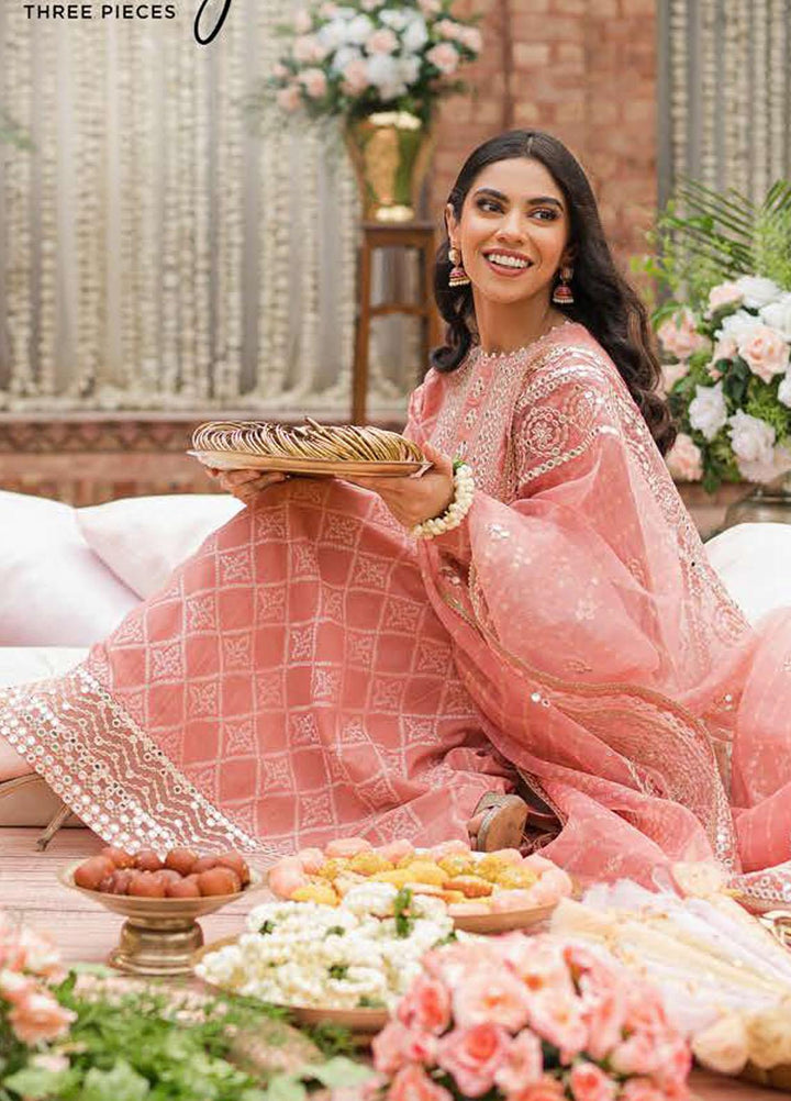 The Bride Tribe By Cross Stitch Embroidered Jacquard Suits Unstitched 3 Piece CS22BT Gul-e-Marjaan - Wedding Collection