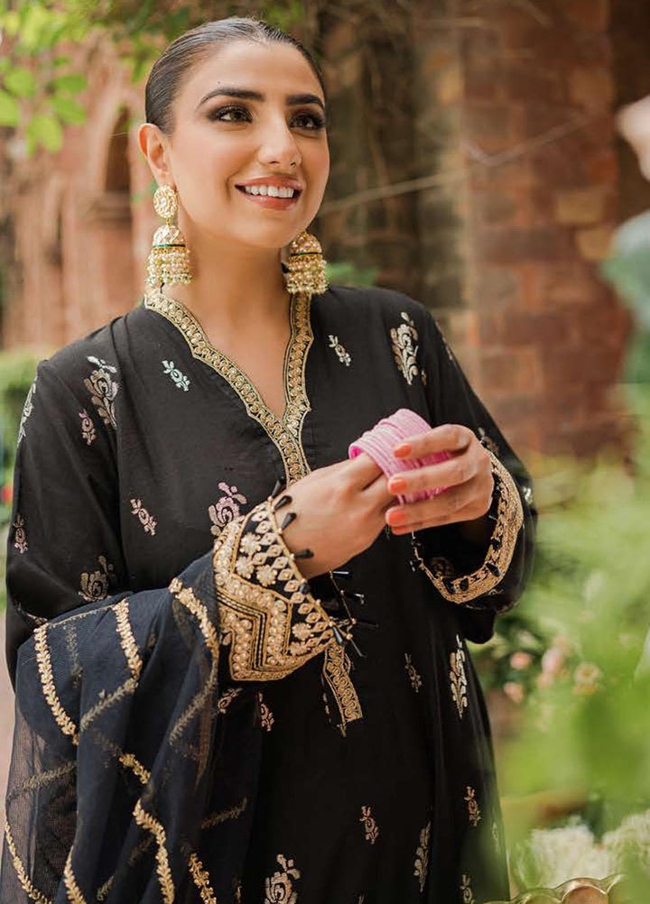 The Bride Tribe By Cross Stitch Embroidered Jacquard Suits Unstitched 3 Piece CS22BT Mushk-O-Talaa - Wedding Collection