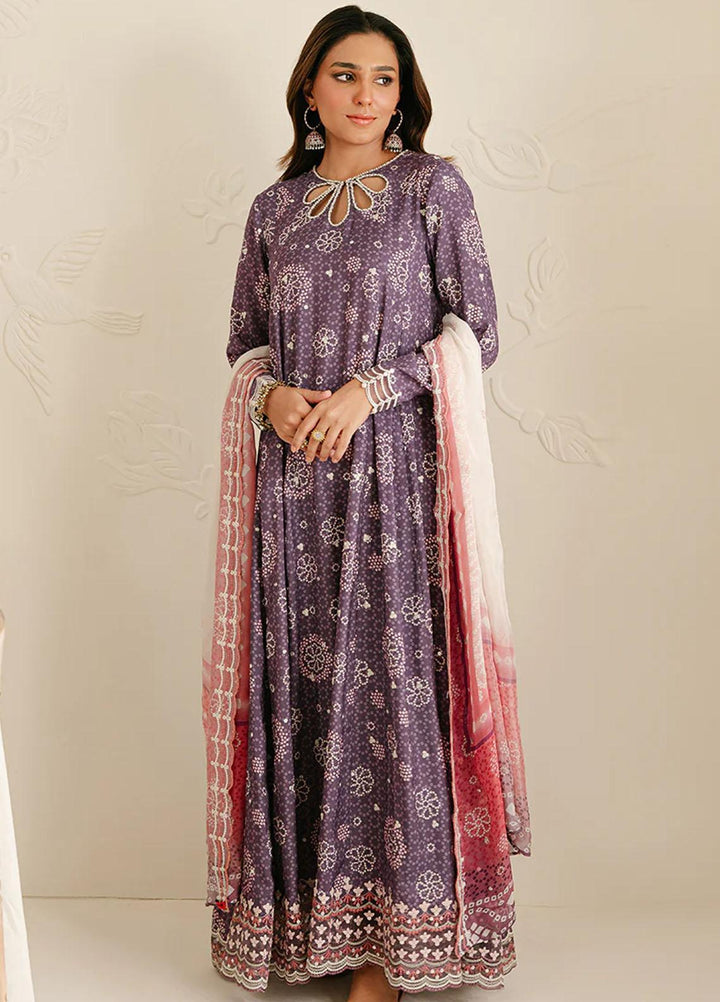 Cross Stitch Embroidered Silk Suits Unstitched 3 Piece CS23TBT Mistic Florid - Festive Collection