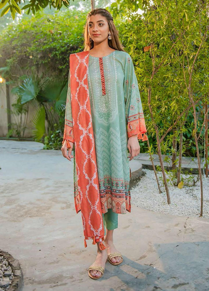 Daily Lawn By Cross Stitch Printed Lawn Suits Unstitched 3 Piece CS22DL 02 CHASING GLARE - Summer Collection