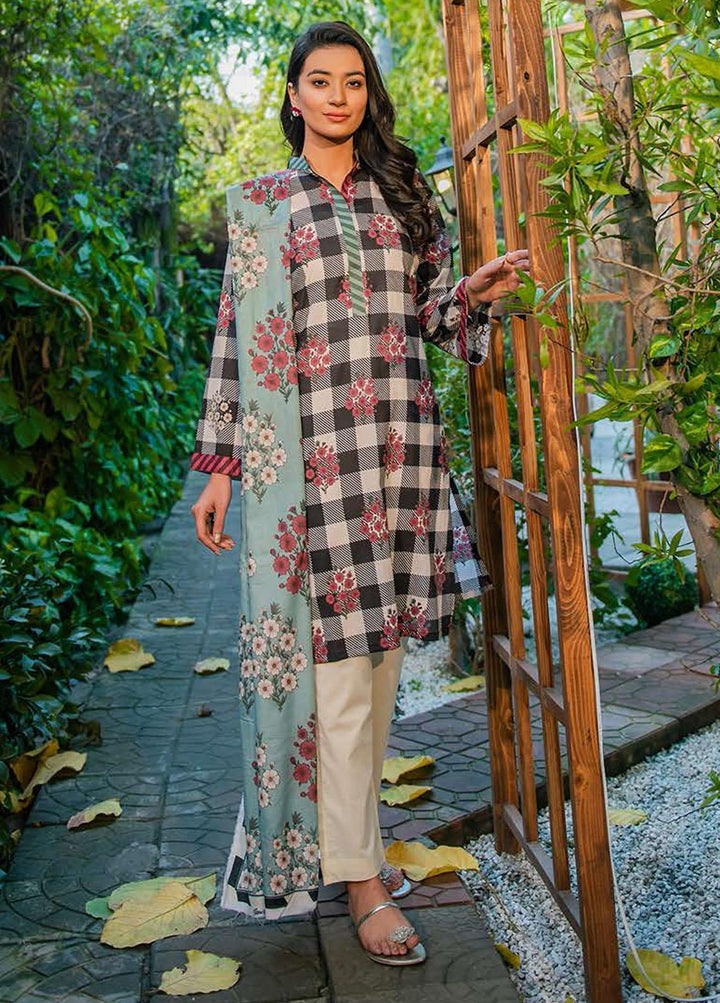 Daily Lawn By Cross Stitch Printed Lawn Suits Unstitched 3 Piece CS22DL 07 RETRO TALE - Summer Collection