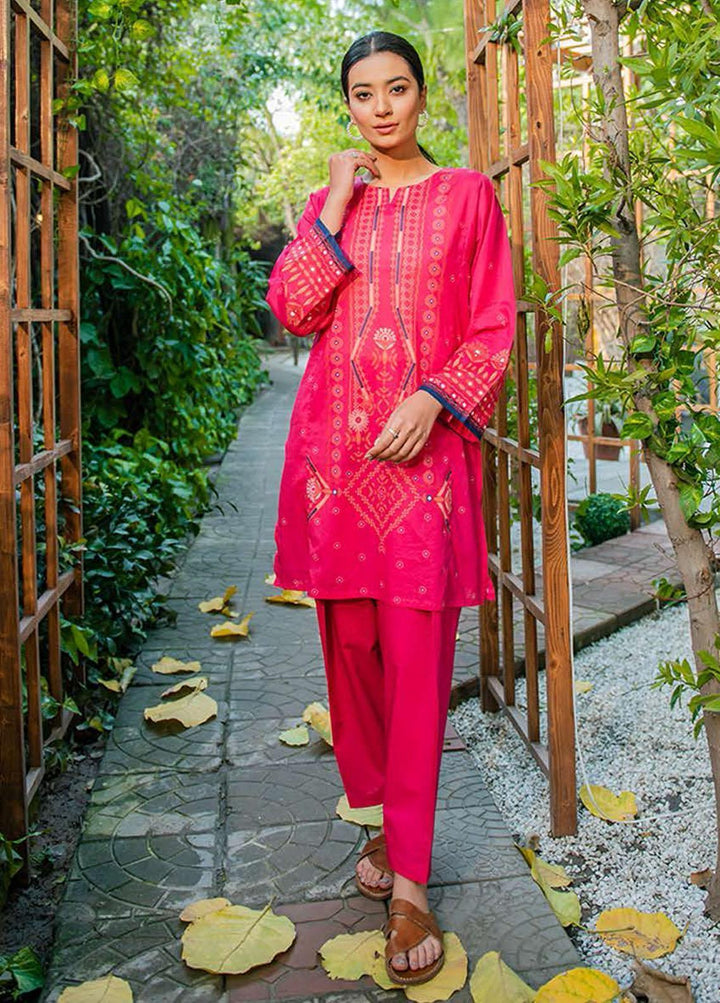 Daily Lawn By Cross Stitch Printed Lawn Suits Unstitched 2 Piece CS22DL 16 DARK JEWEL - Summer Collection