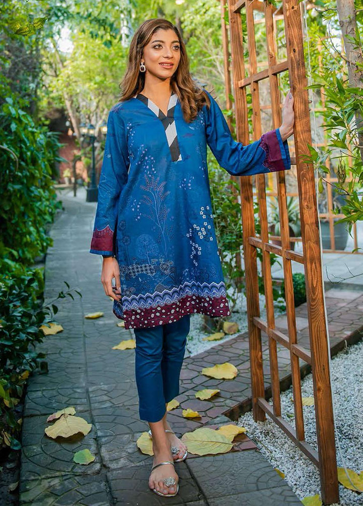 Daily Lawn By Cross Stitch Printed Lawn Suits Unstitched 2 Piece CS22DL 18 PINE SERENITY - Summer Collection