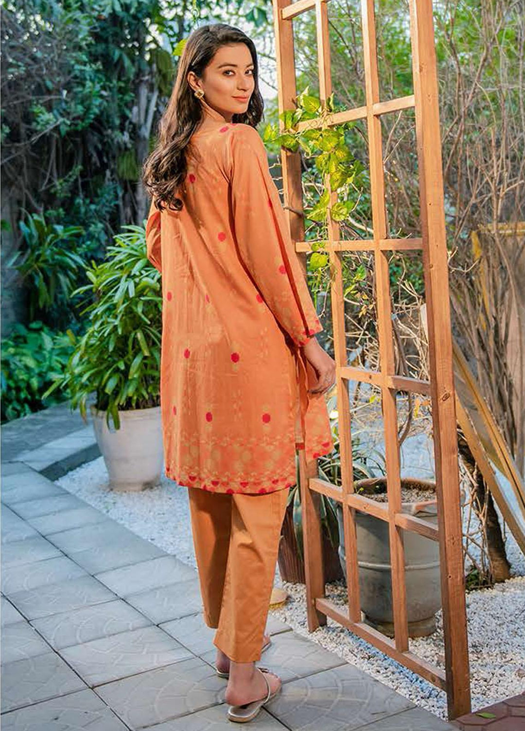 Daily Lawn By Cross Stitch Printed Lawn Suits Unstitched 2 Piece CS22DL 19 SAFFRON MELODY - Summer Collection