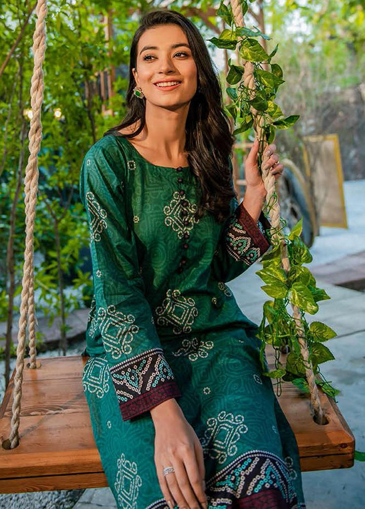 Daily Lawn By Cross Stitch Printed Lawn Suits Unstitched 2 Piece CS22DL 20 SHARP TWINE - Summer Collection