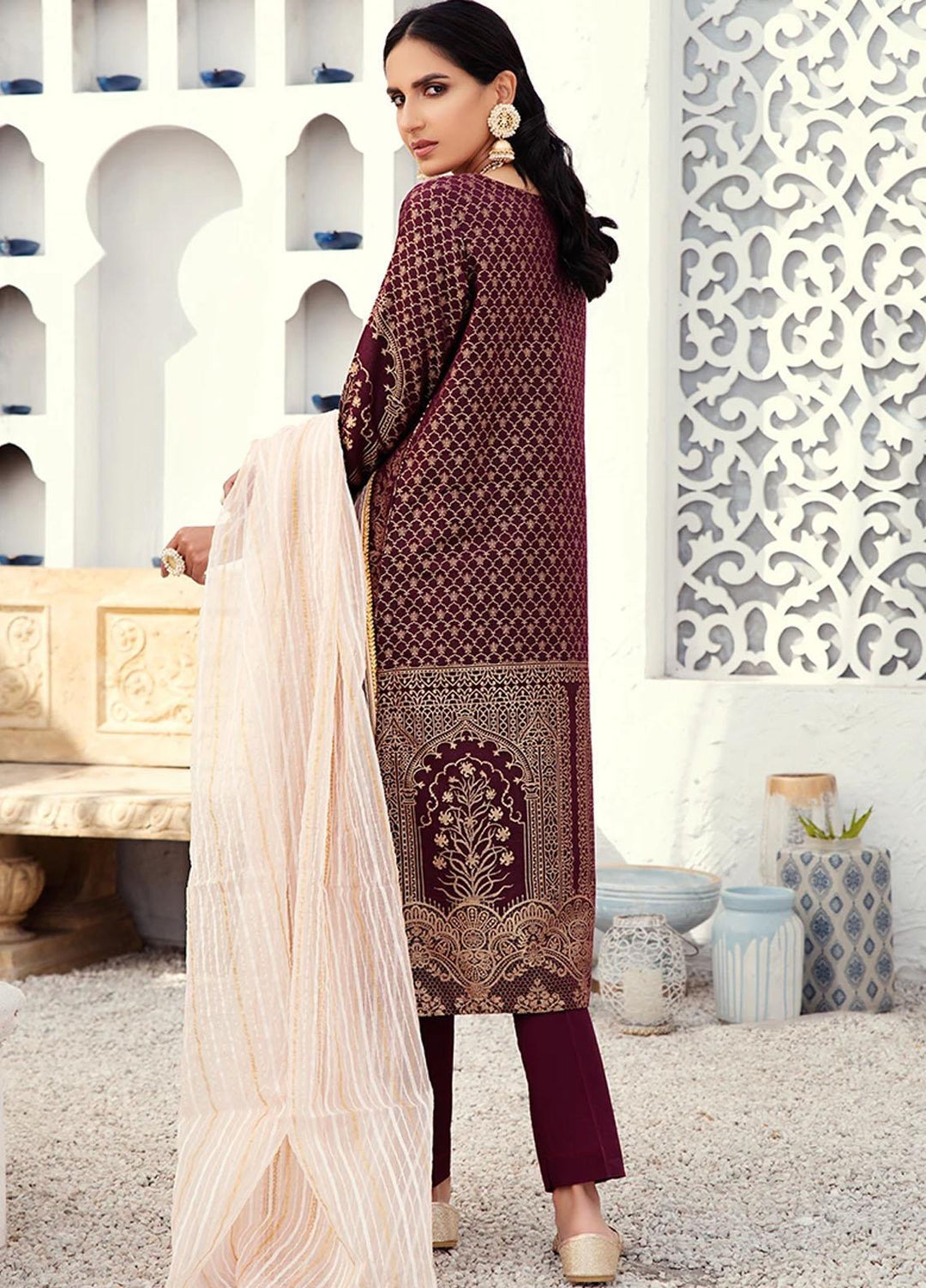 Cross Stitch Jacquard Cotton Suits Unstitched 3 Piece CS21J 03 ETHERIAL MAGIC - Summer Collection
