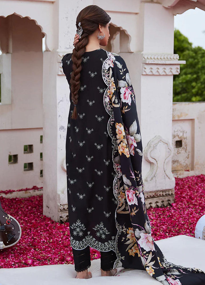 Cross Stitch Embroidered Khaddar Suits Unstitched 3 Piece CS23KL Black Forest - Winter Collection