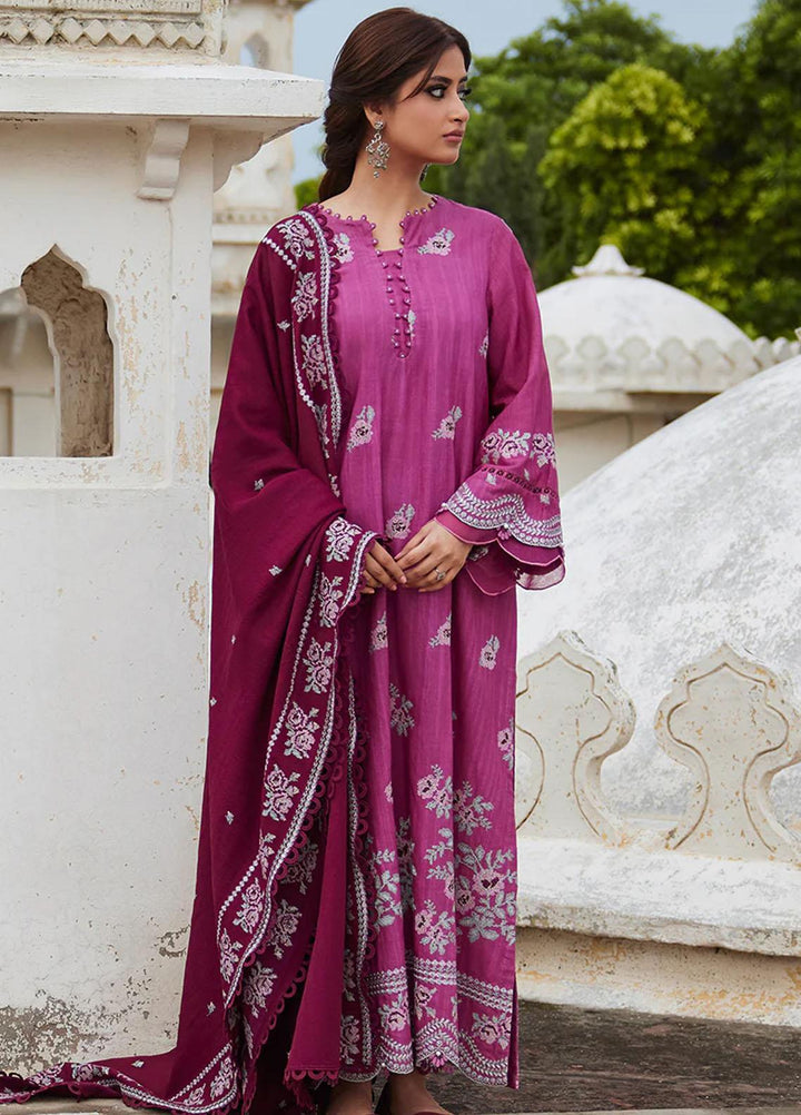 Cross Stitch Embroidered Khaddar Suits Unstitched 3 Piece CS23KL Mulberry Craft - Winter Collection