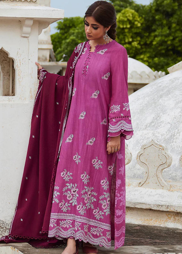 Cross Stitch Embroidered Khaddar Suits Unstitched 3 Piece CS23KL Mulberry Craft - Winter Collection