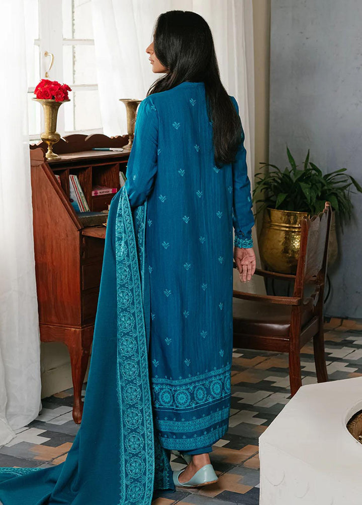 Cross Stitch Embroidered Khaddar Suits Unstitched 3 Piece CS23KL Ethnic Groove - Winter Collection