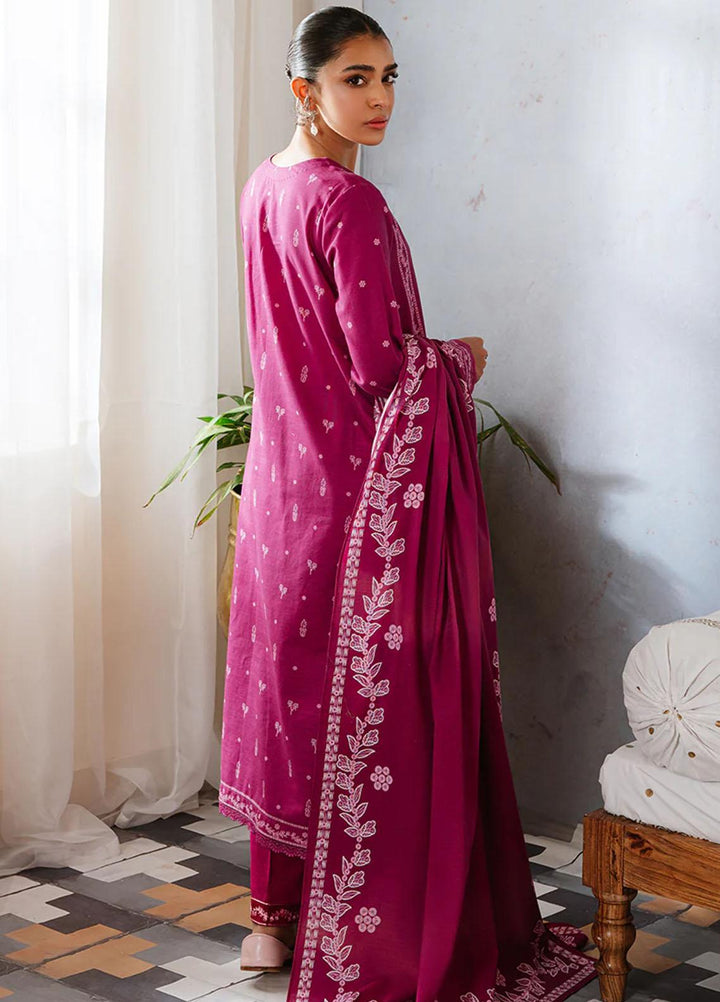 Cross Stitch Embroidered Khaddar Suits Unstitched 3 Piece CS23KL Baton Rouge - Winter Collection