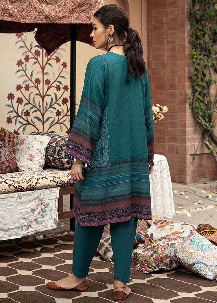Cross Stitch Embroidered Khaddar Suits Unstitched 2 Piece CS22W 10 Speckle Forest - Winter Collection