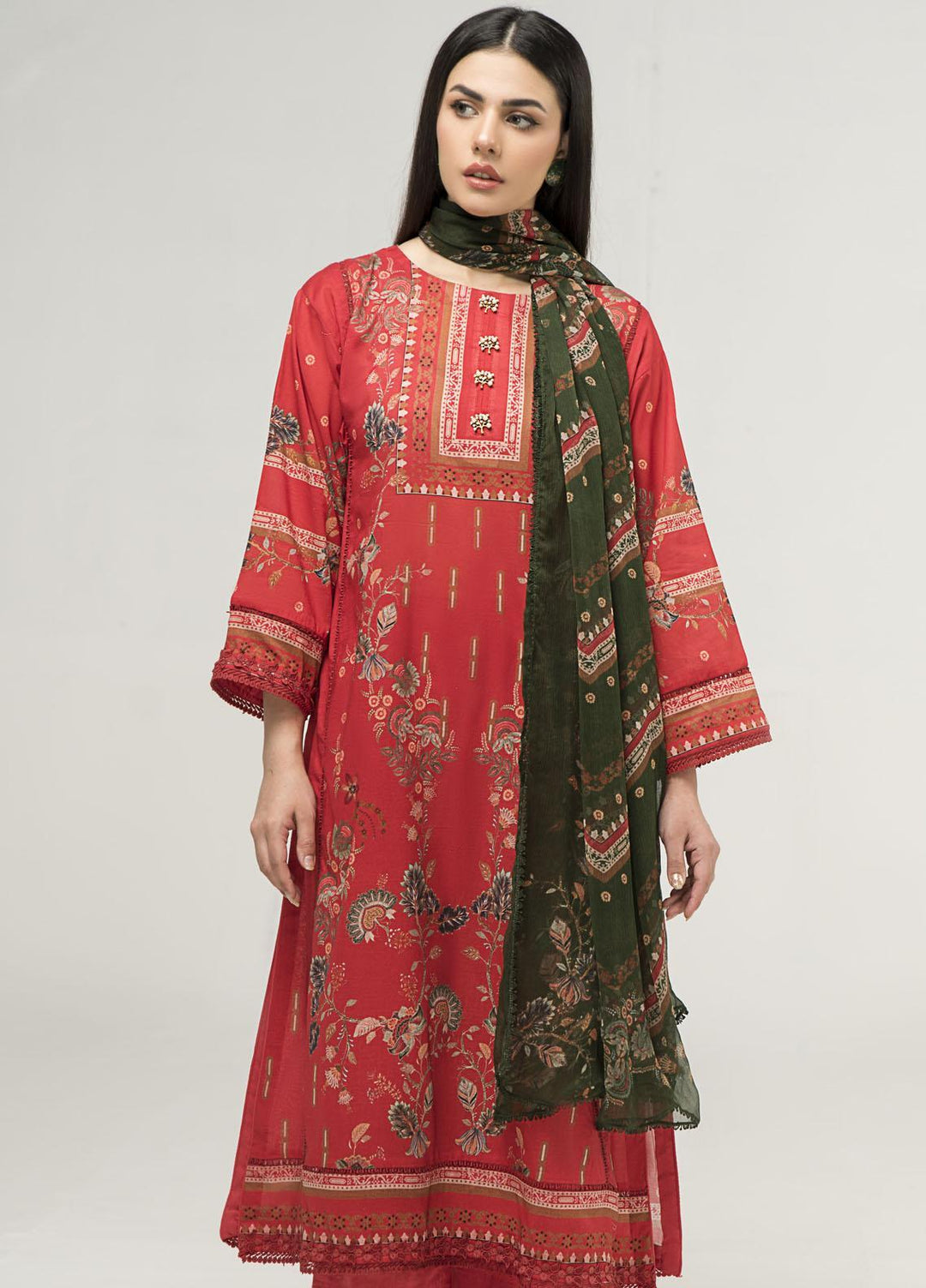 Crystal by Ittehad Textiles Digital Printed Lawn Suits Unstitched 2 Piece IT22CRP LF-DC1-2201 - Summer Collection