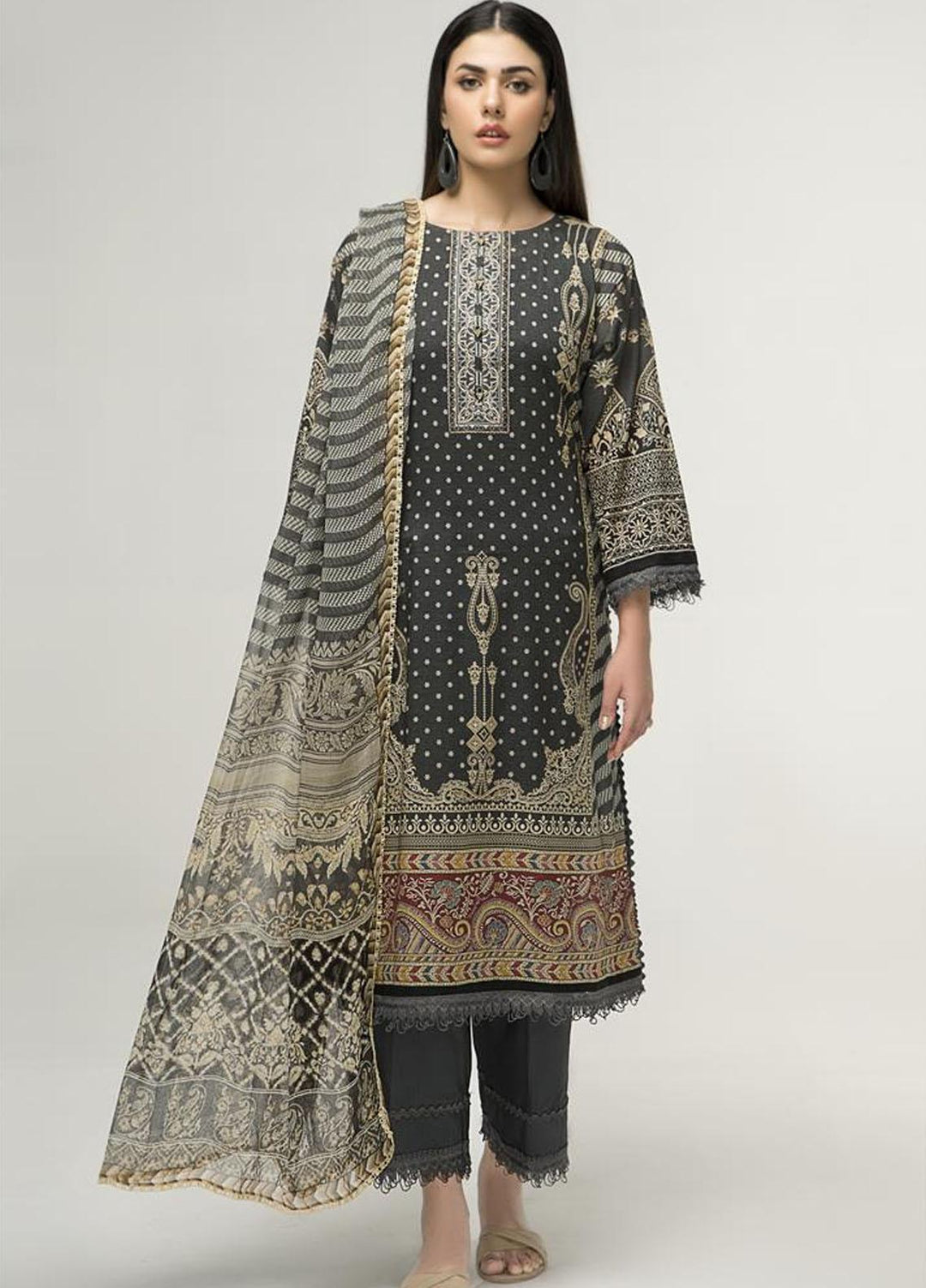 Crystal by Ittehad Textiles Digital Printed Lawn Suits Unstitched 2 Piece IT22CRP LF-DC1-2203 - Summer Collection